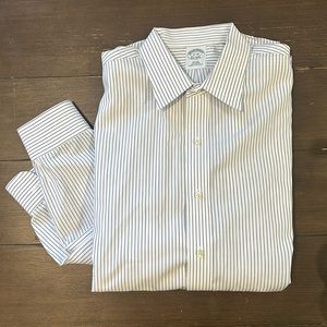 Brooks Brothers Slim Fit Dress Shirt, Neck 17-35